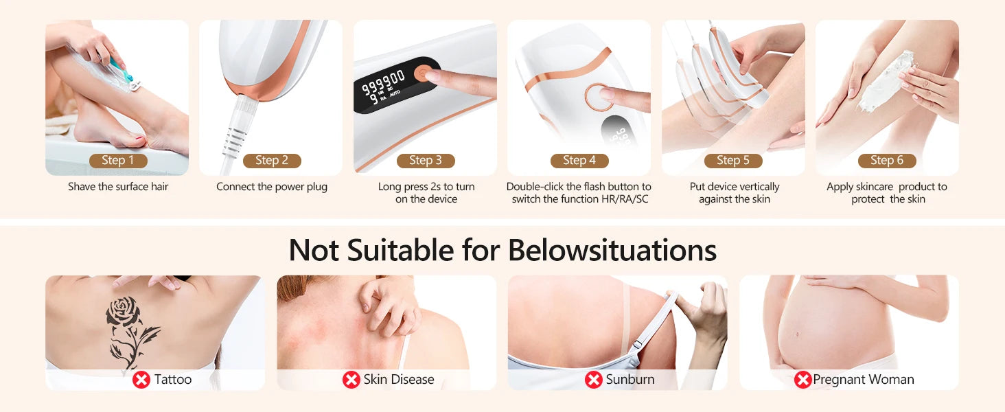 At Home Professional Laser Hair Removal