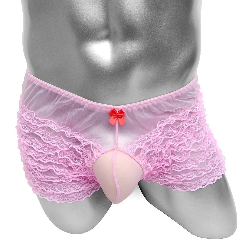 Ruffle Lace Sissy Panties