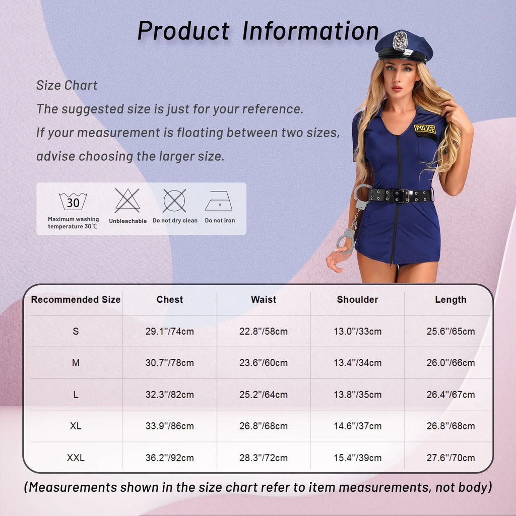 Police Jumpsuit Costume