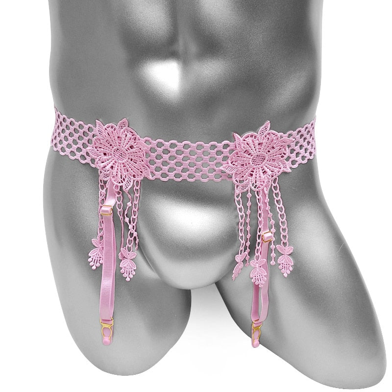 Cute Lace Sissy Garters