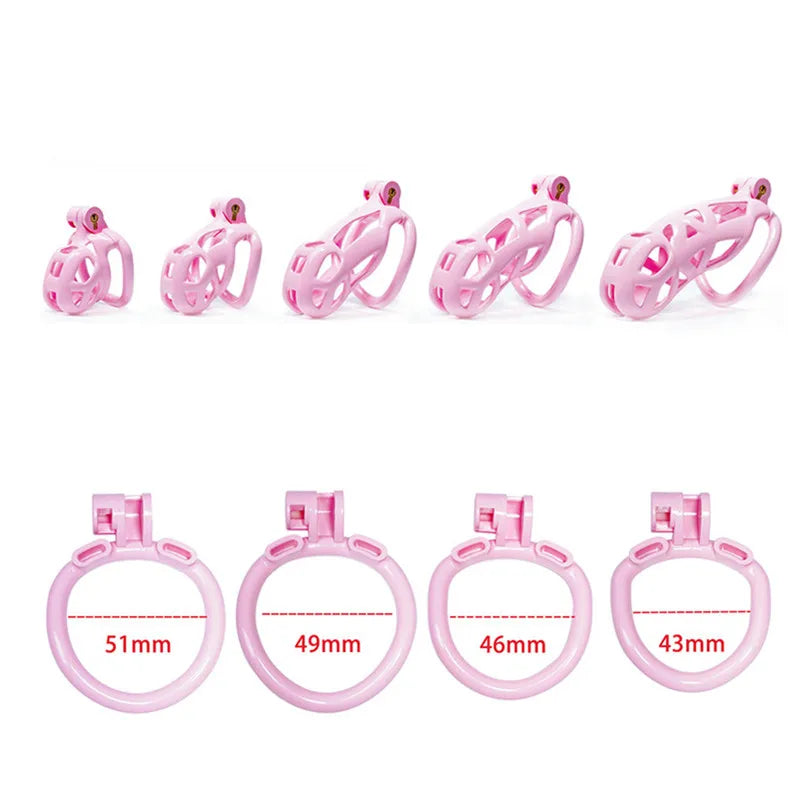 Pretty in Pink Chastity Cage – Lock in Your Feminine Side