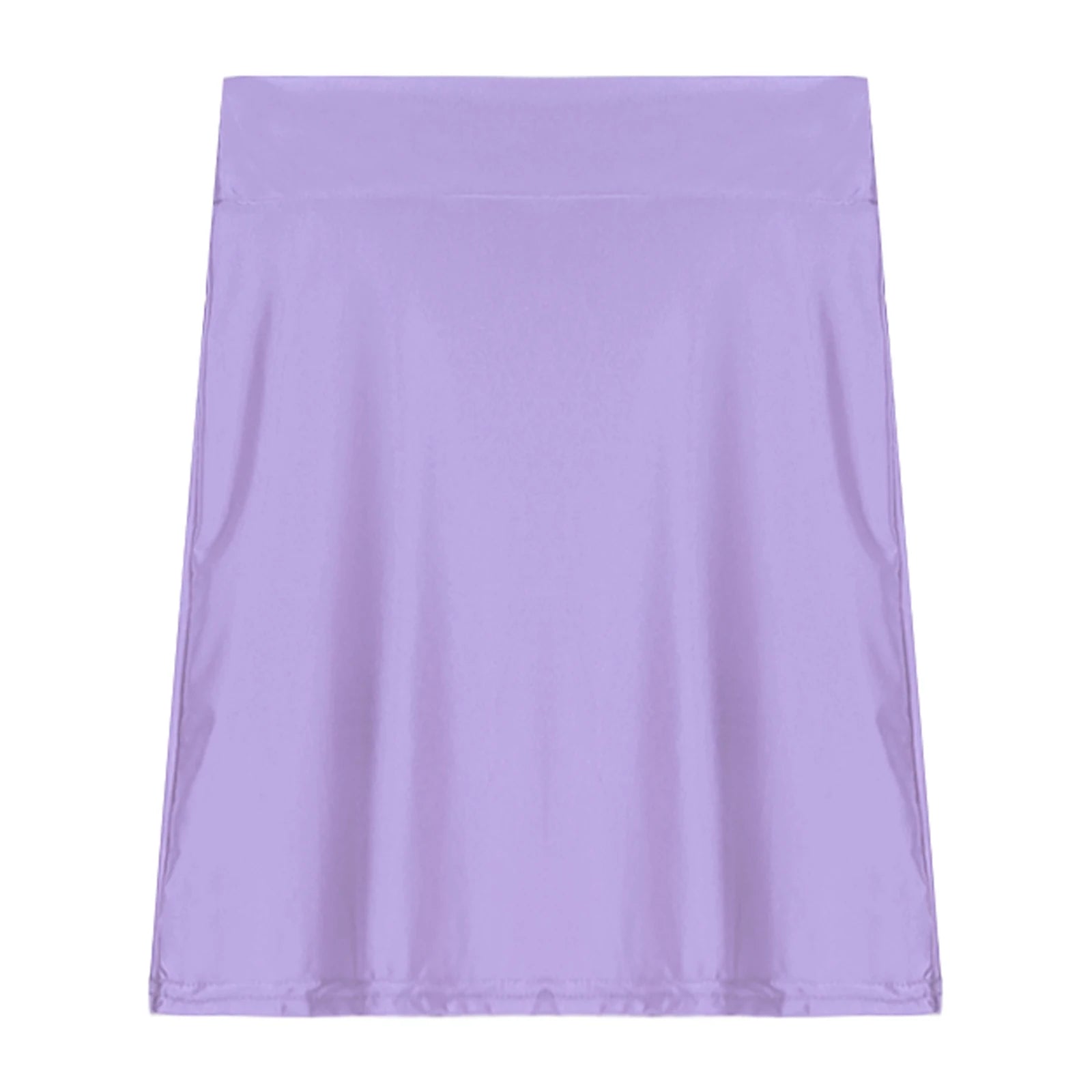 Sissy's Delight: Glossy Mini Skirt for Daring Feminization