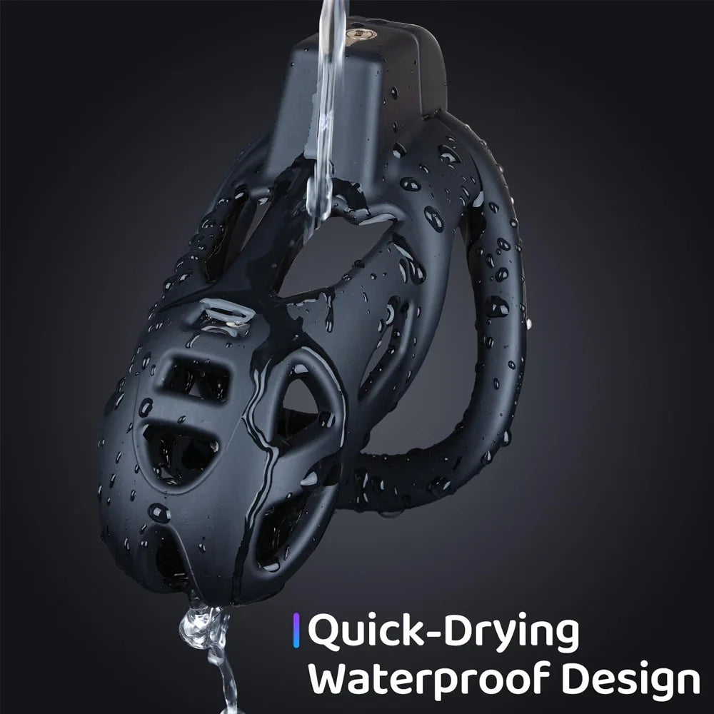 Chastity Cage Set with Anti-Off Lock