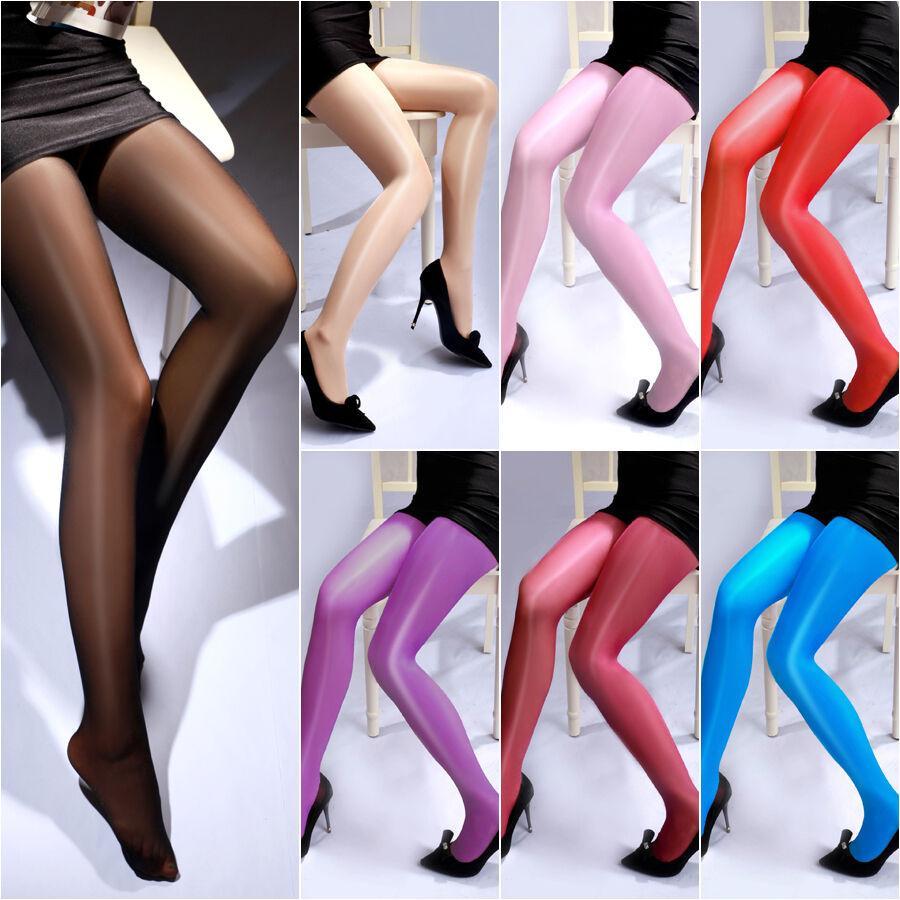 Sexy Pantyhose High Waist Oil Shine Tights