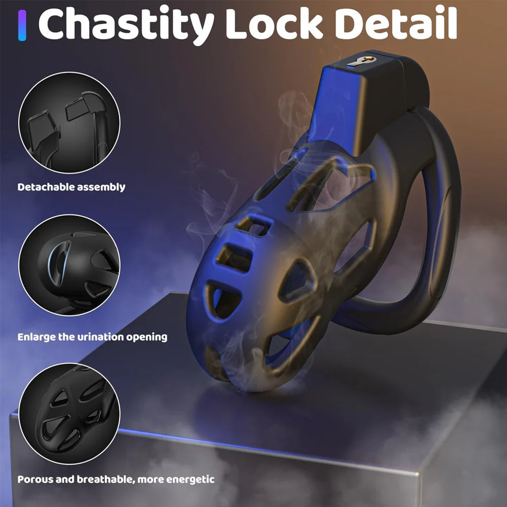 Male Chastity Cage (3 ring sizes)