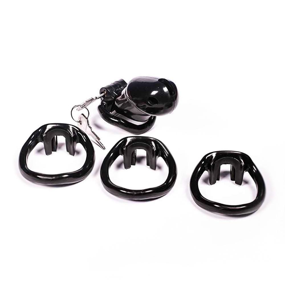 Resin Rod Holy Trainer Chastity Cage 1.89 inches and 2.36 inches long