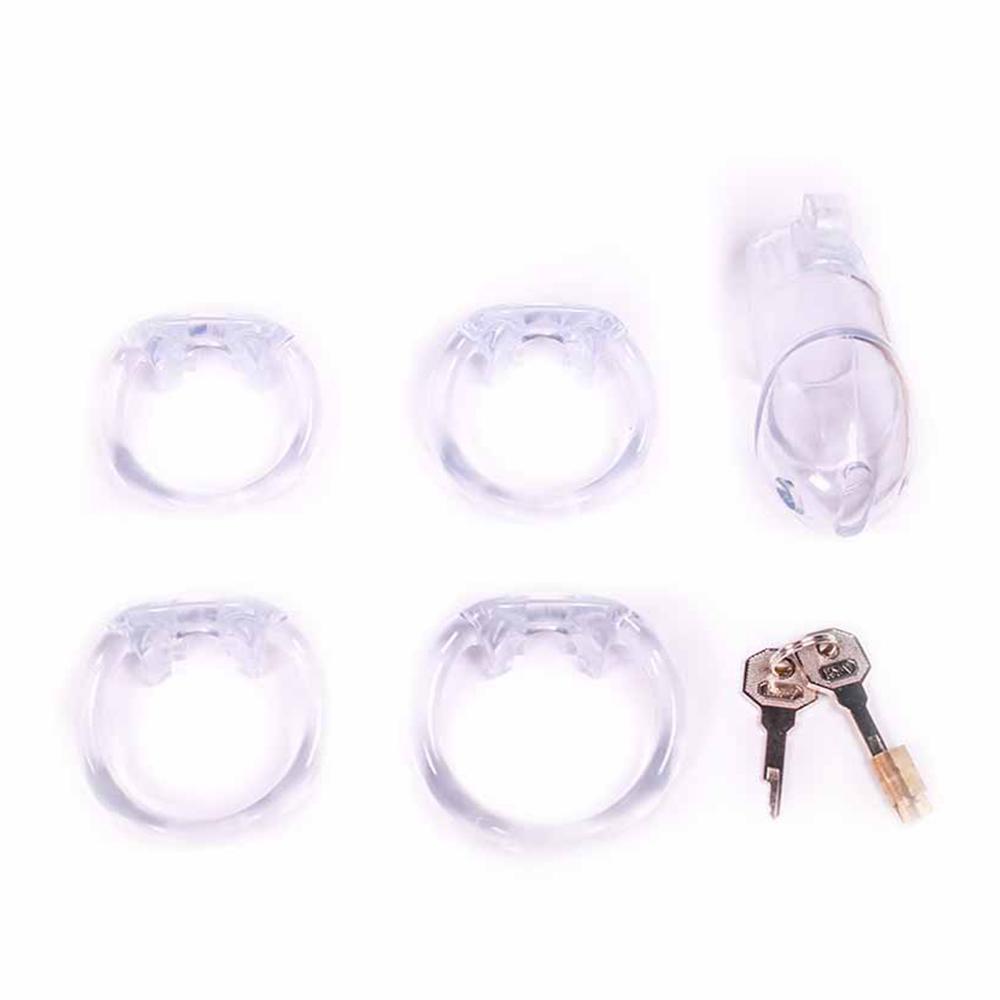Resin Rod Holy Trainer Chastity Cage 1.89 inches and 2.36 inches long