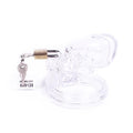 Plastic Chastity Cage 3.35 inches and 3.94 inches long
