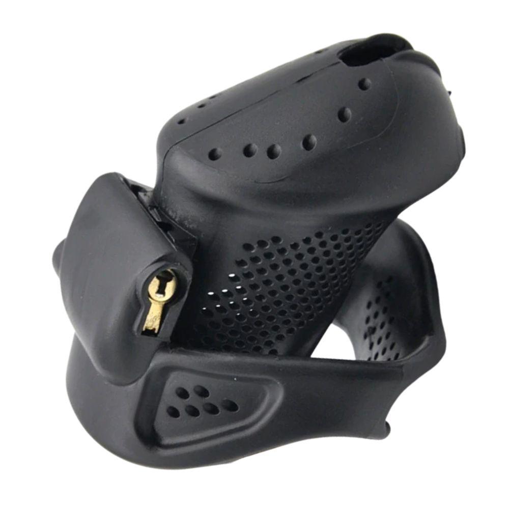 SissyLux LockMe™ Clear Plastic Male Chastity Cage – 3.15" Length (Available in 5 Colors)