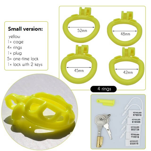 CC72 Lightweight 3D Chastity Cock Cage