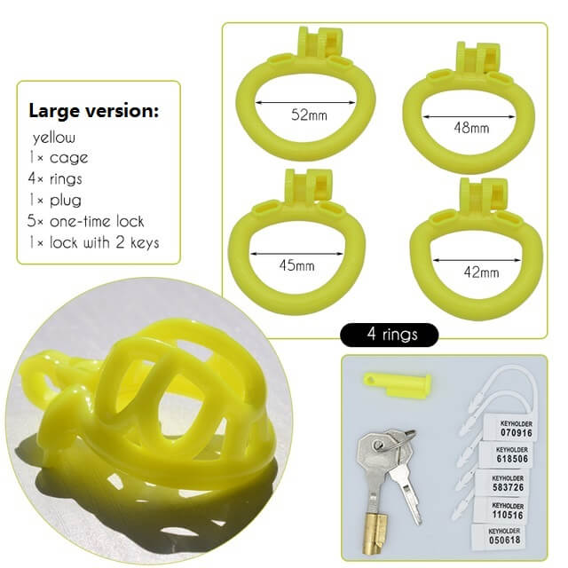 CC72 Lightweight 3D Chastity Cock Cage