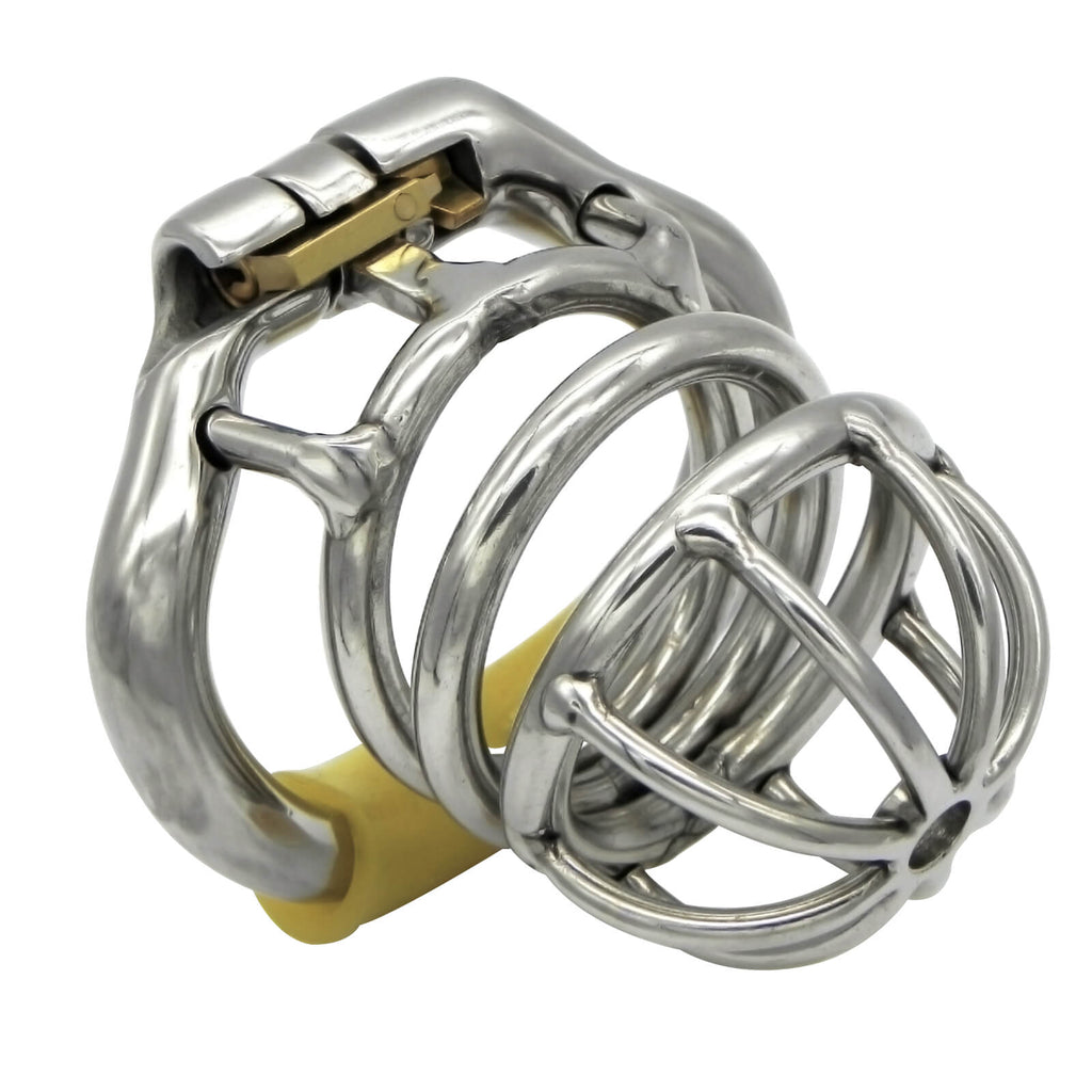Stainless Steel Stealth Lock Male Chastity Device