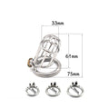 CC68 Steel Chastity Cage