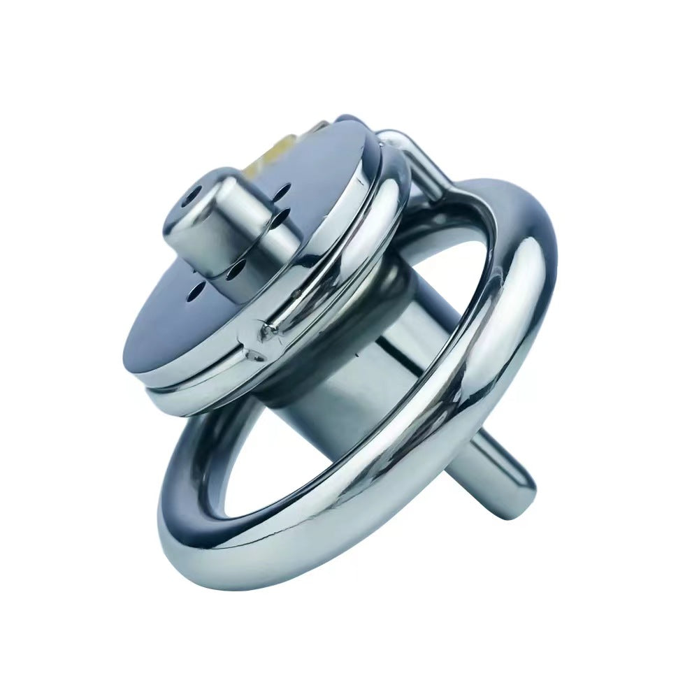 Double Screw Negative Chastity Cage With Catheter main image 1