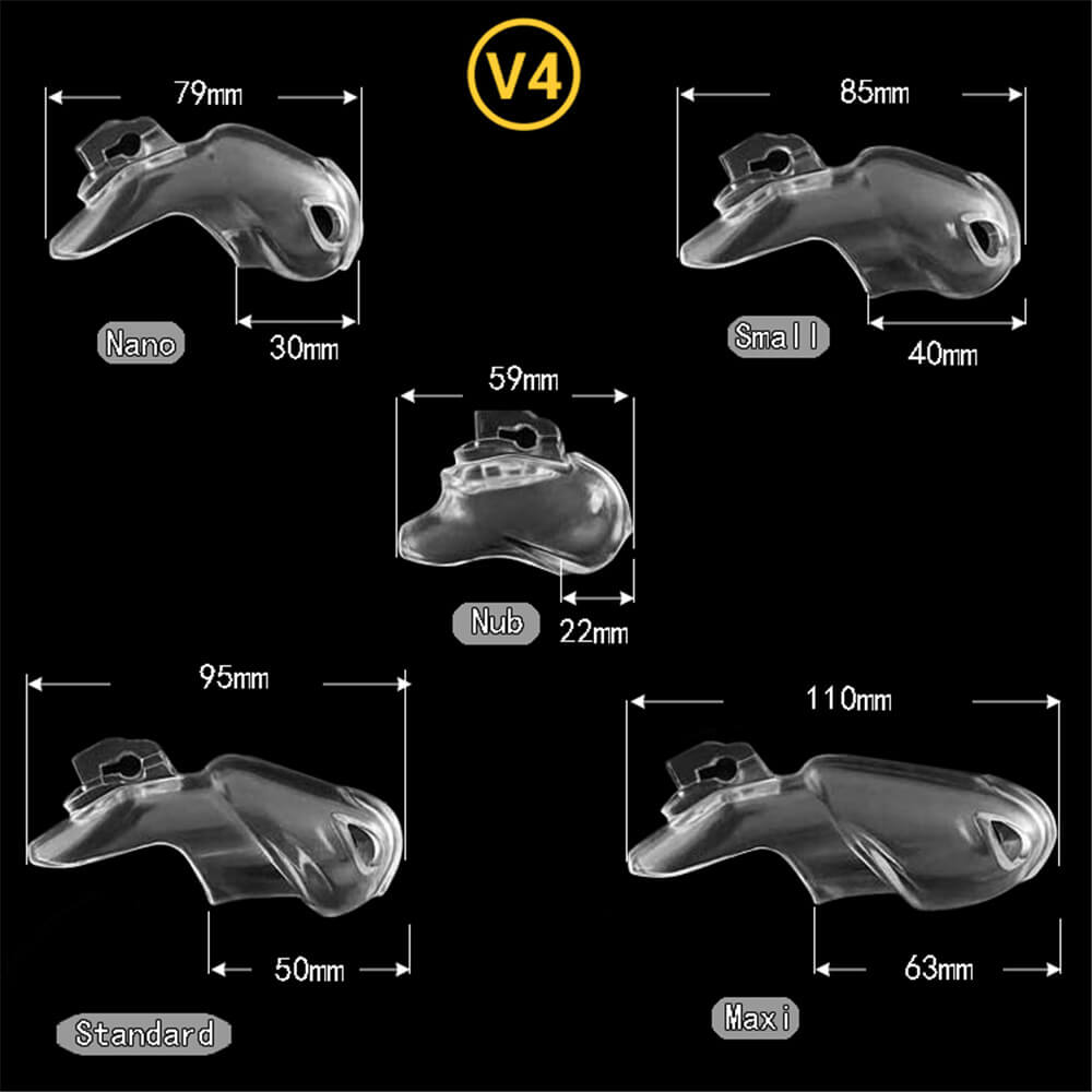 Newest HT V4 Resin Male Chastity Device