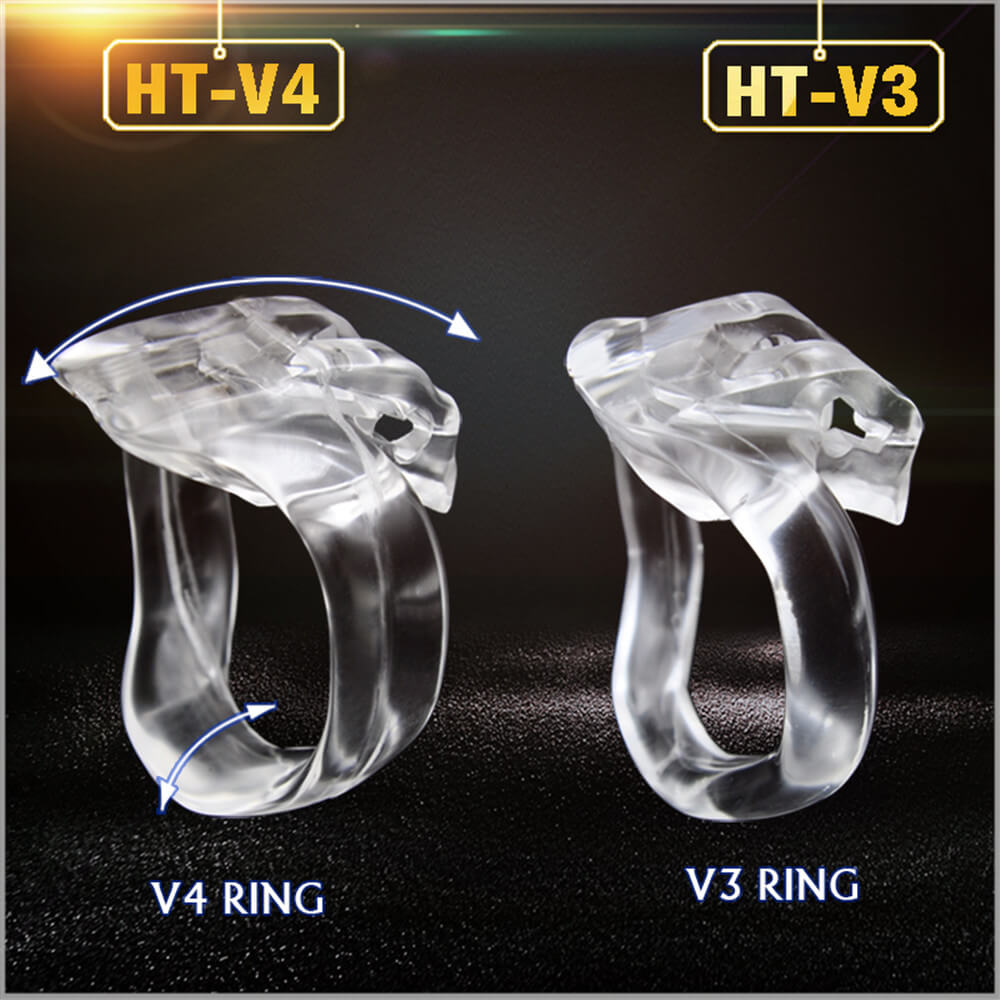 Newest HT V4 Resin Male Chastity Device