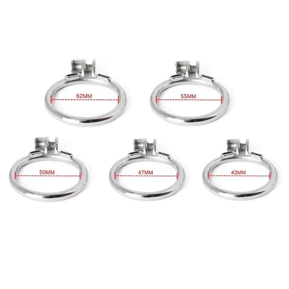 Primary Stainless Steel MAMBA Chastity Cage‘ Ring