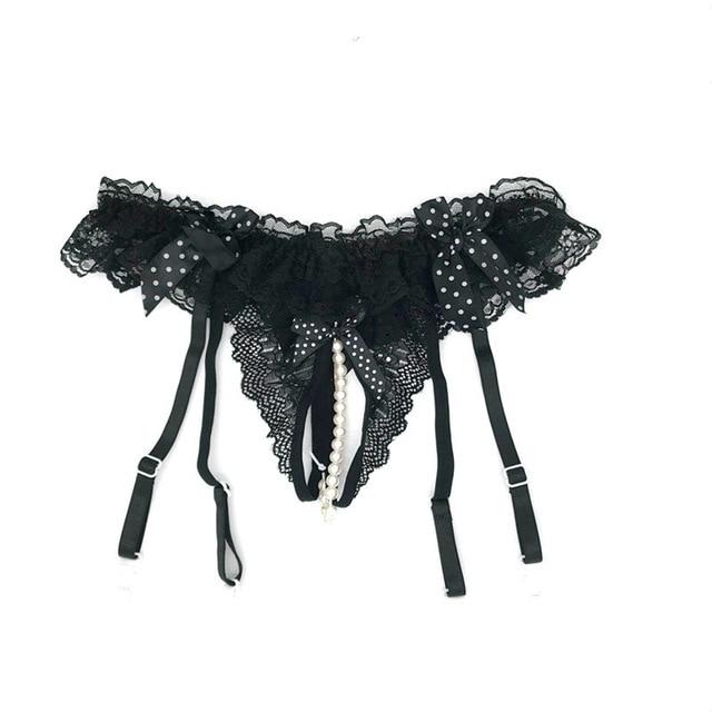 Slutty Sissy Garter Belt Set