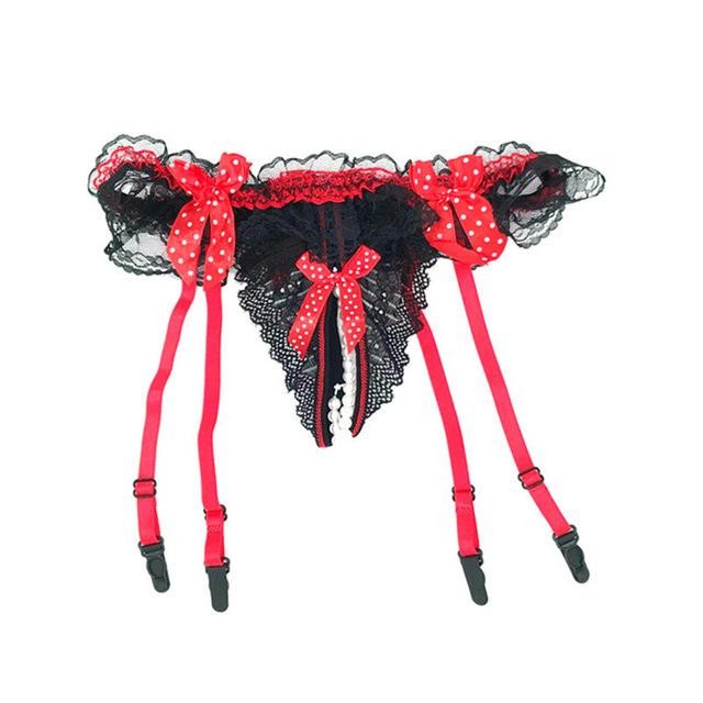 Slutty Sissy Garter Belt Set