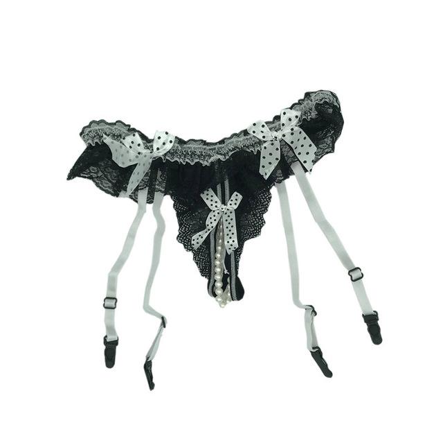 Slutty Sissy Garter Belt Set
