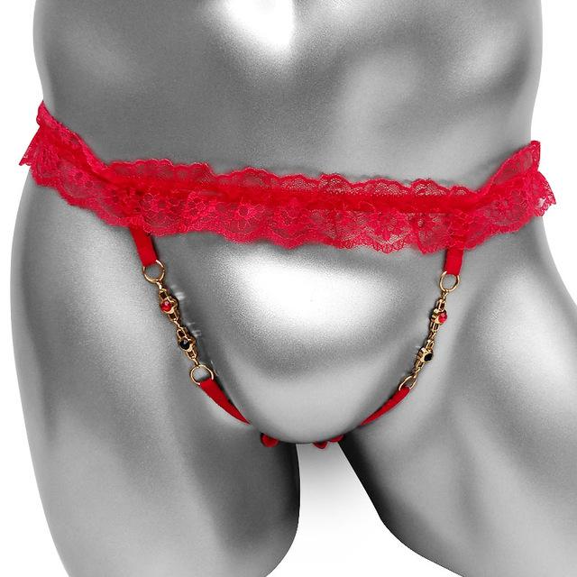 Open Crotch Frilly Panties