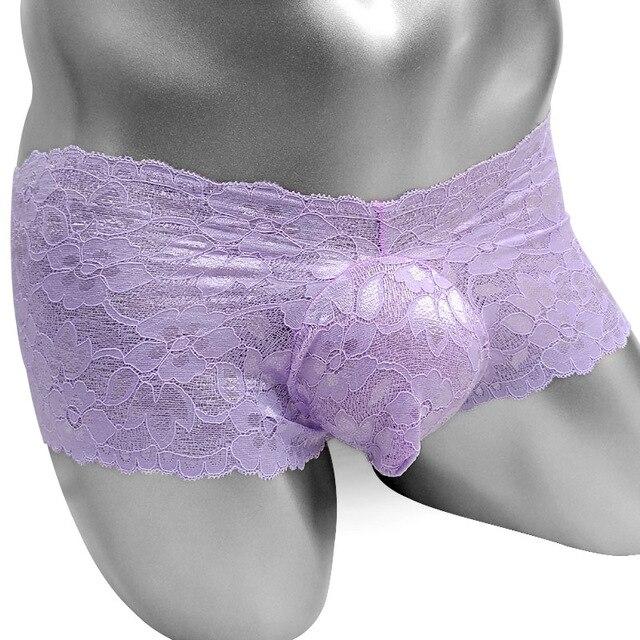 Floral Lace Pouch Panties