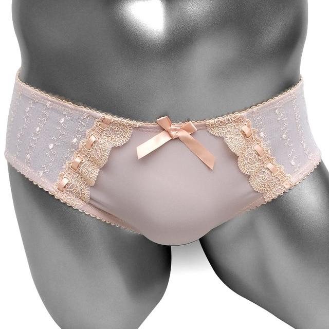 Lace Briefs With Bowknot