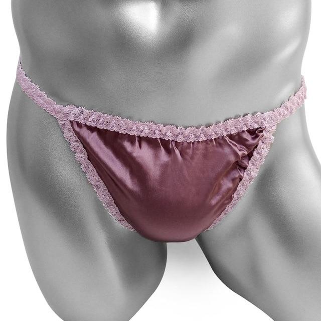 Sissy Pouch Panties Ruffles Lace Briefs Underwear