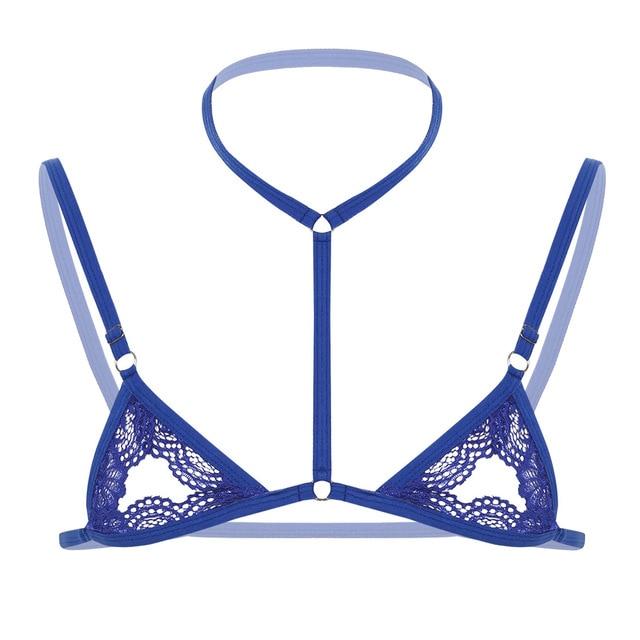 Sheer Lace Mini Sissy Bra