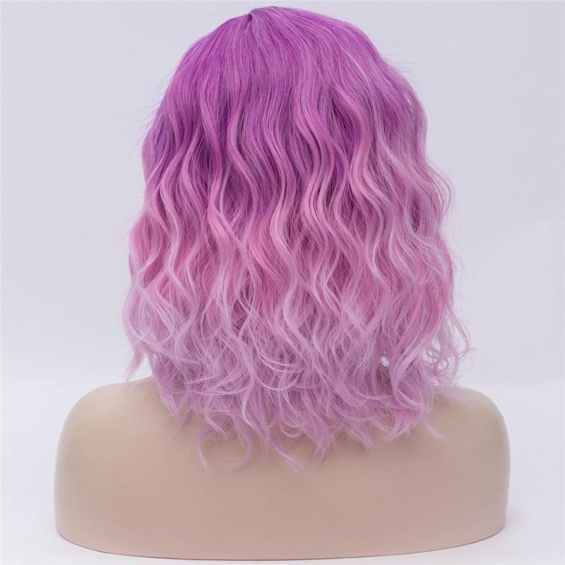 Gradient Short Wavy Wig