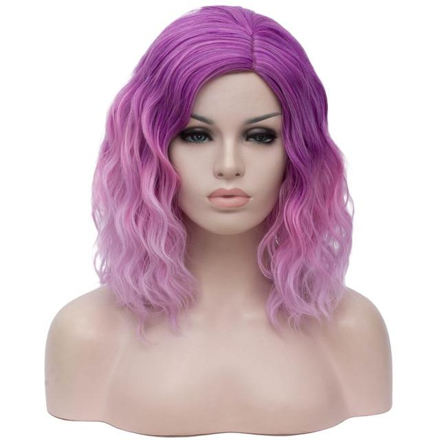 Gradient Short Wavy Wig