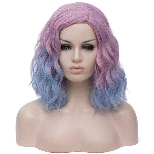 Gradient Short Wavy Wig