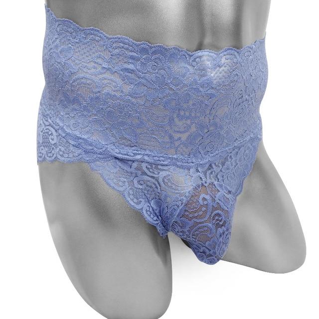 High Waist Lace Sissy Panties