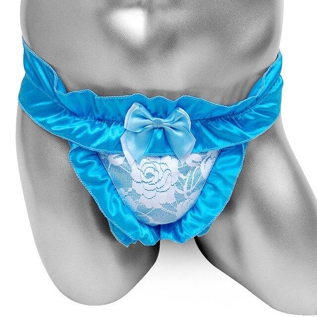 Fril Lace Lingerie Sissy Knickers G-string