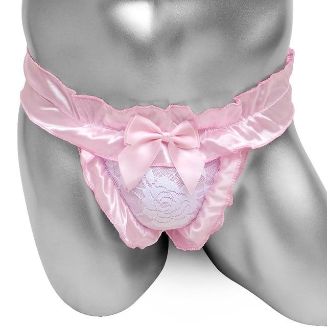 Fril Lace Lingerie Sissy Knickers G-string