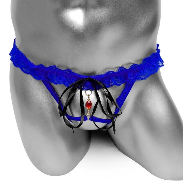 Funny Lace Mens Thong