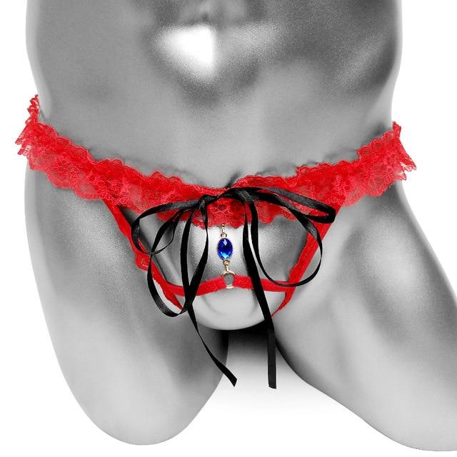 Funny Lace Mens Thong