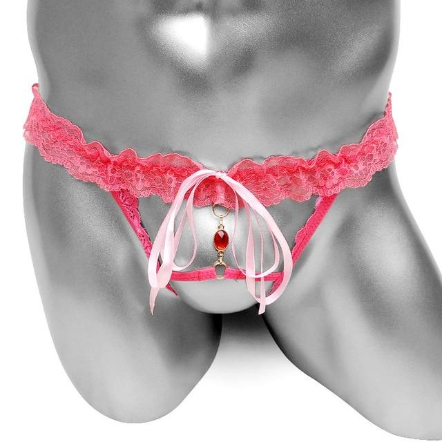 Funny Lace Mens Thong