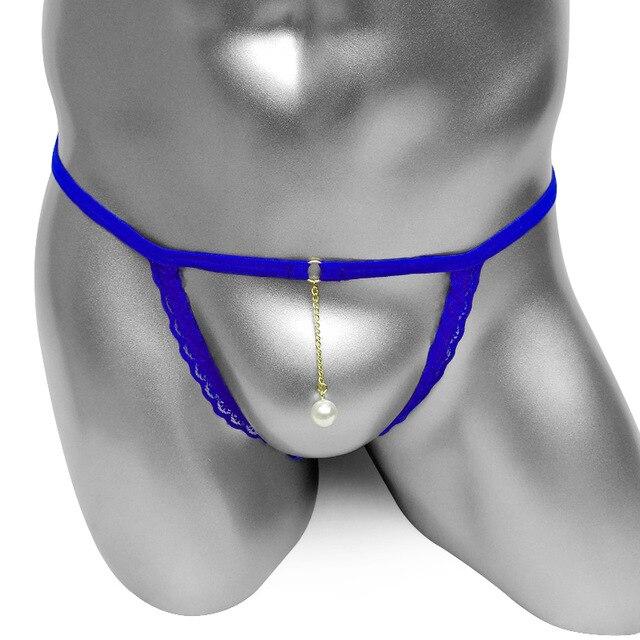 Lace Mens Enlargement Cockring Thong