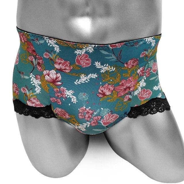 Sissy Panties - Floral High Waist