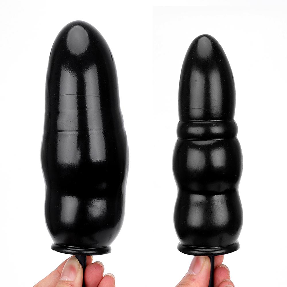 Inflatable Expandable Anal Plug With Pump