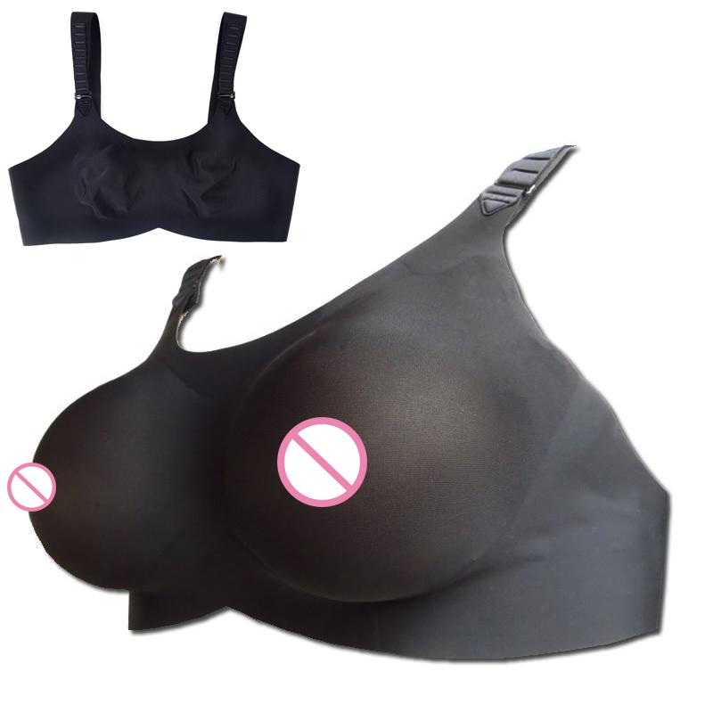 Black Crossdressing Pocket Bra