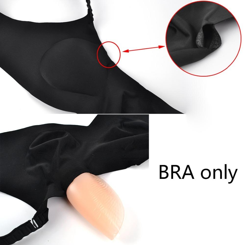 Black Crossdressing Pocket Bra