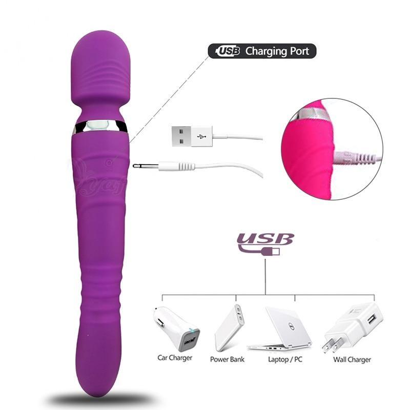 Rotation Heated Dildo Vibrator