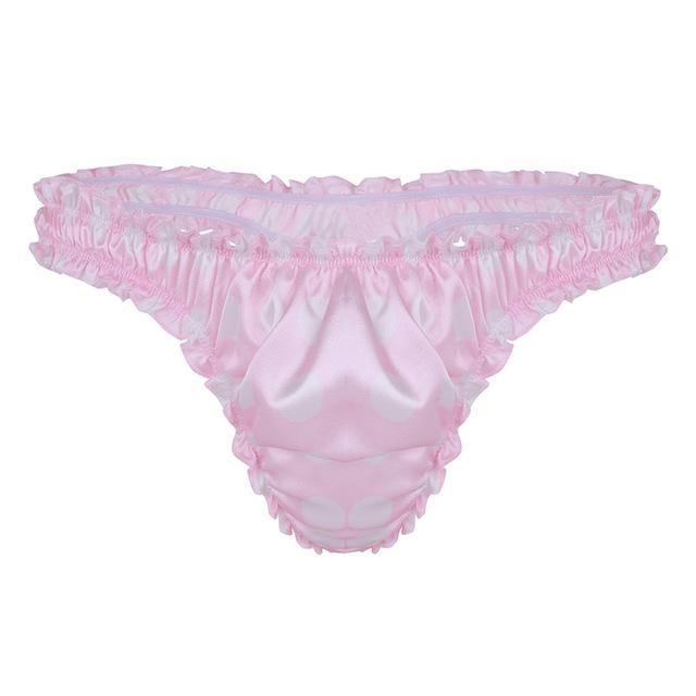 Polka Dot Satin Panties