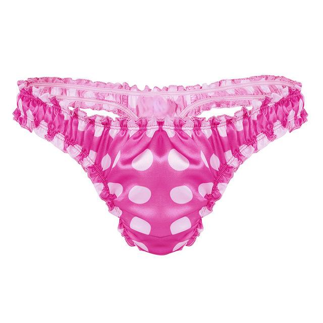 Polka Dot Satin Panties