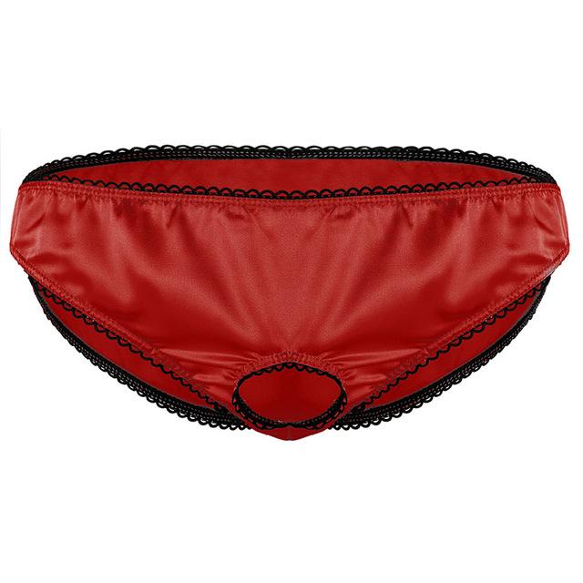Men Crotchless Erotic Sissy Panties