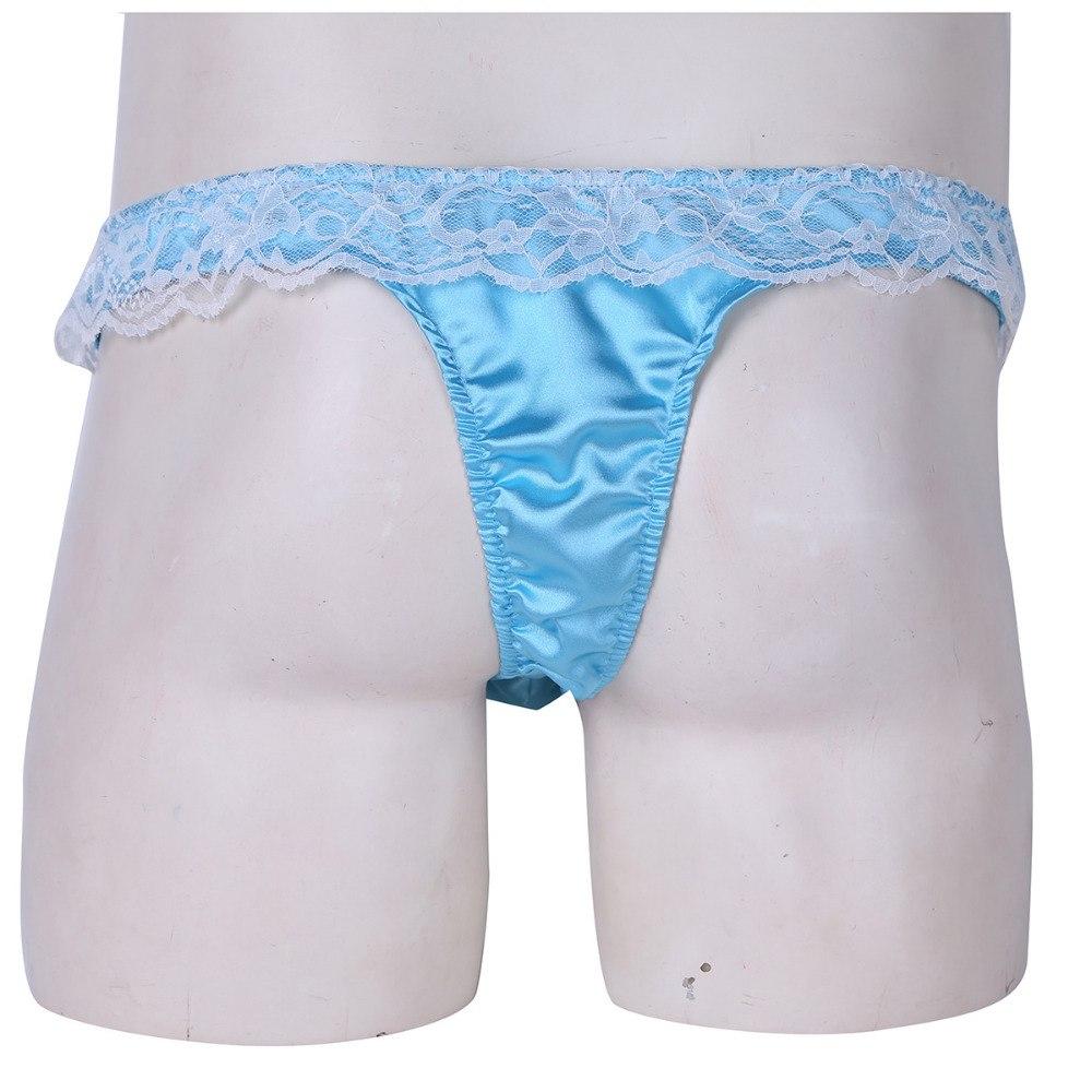 Shiny Satin Ruffle Lace Bikini