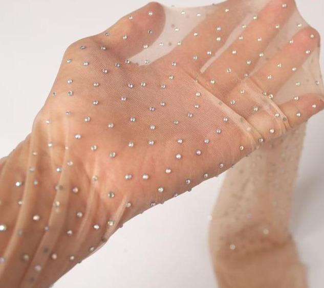 Sissy Night Out Rhinestone Pantyhose