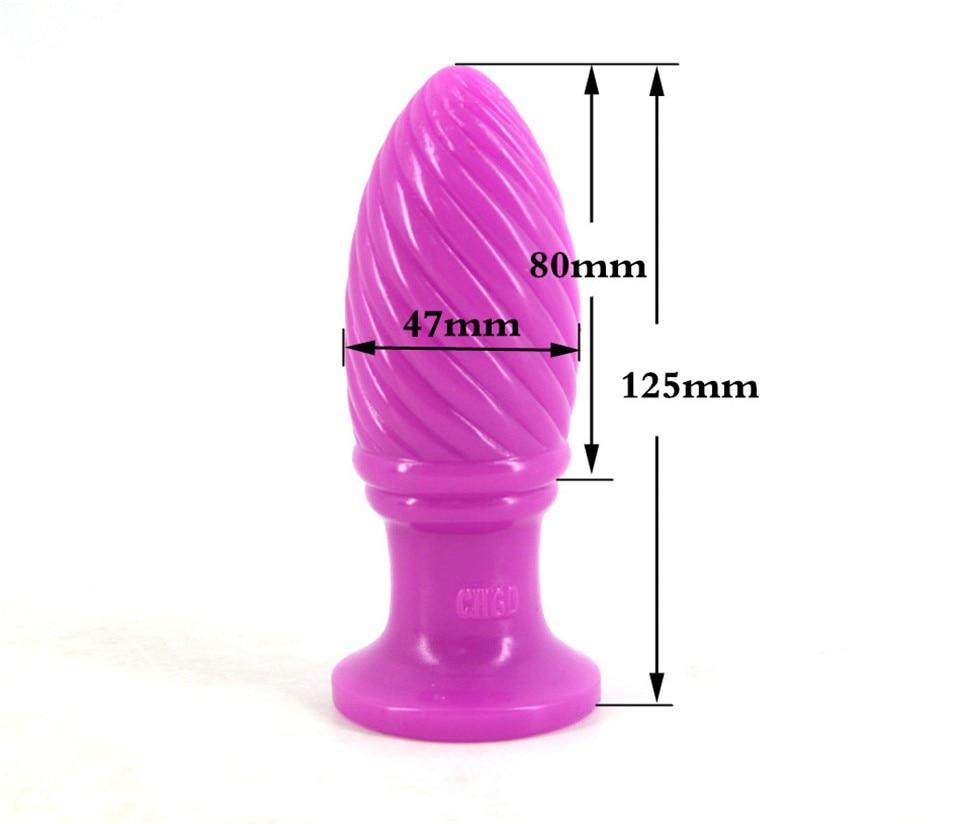 Screw Thread Anal Plug